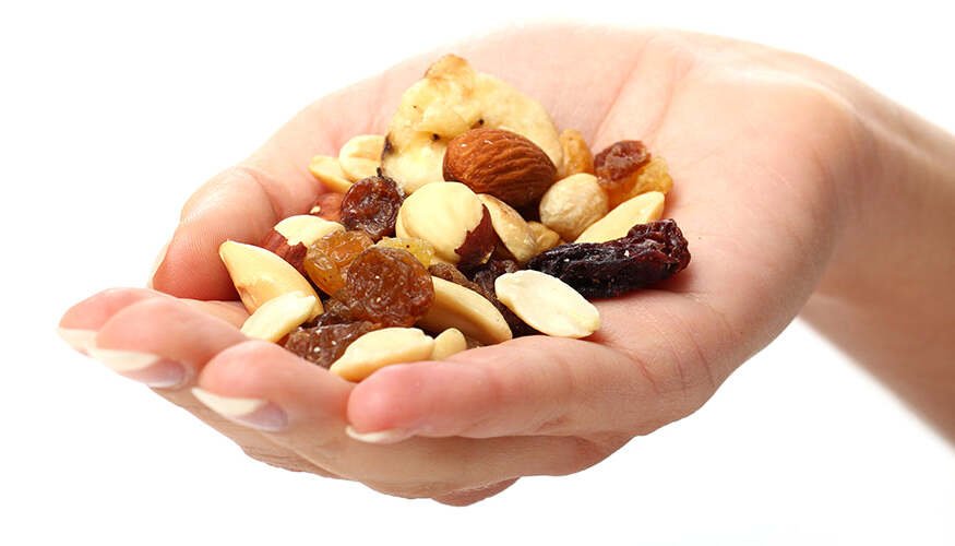 What are the preferred nuts in the diet?