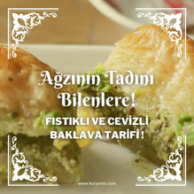 Fıstıklı ve Cevizli Baklava Tarifi !