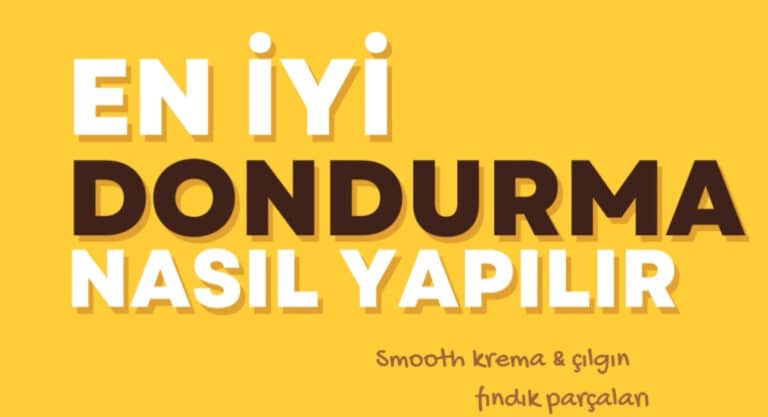Fındık Parçalı Dondurma Tarifi